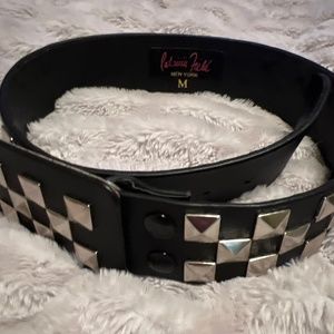Sex & The City Patricia Field Black Studded Belt!